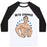 Virgin Teez  Baseball Tee Unisex Classic Baseball Tee / x-small / White/Black BETO O'RIPPED UNISEX CLASSIC BASEBALL TEE