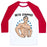 Virgin Teez  Baseball Tee Unisex Classic Baseball Tee / x-small / White/Red BETO O'RIPPED UNISEX CLASSIC BASEBALL TEE