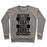 Virgin Teez  Pullover Crewneck Sweatshirt / x-small / Heathered Gray BETTER SORE TODAY THAN SORRY TOMORROW CREWNECK SWEATSHIRT