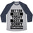 Virgin Teez  Baseball Tee Unisex Tri-Blend Baseball Tee / small / Athletic Gray / Navy BETTER SORE TODAY THAN SORRY TOMORROW UNISEX TRI-BLEND BASEBALL TEE