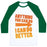 Virgin Teez  Baseball Tee Unisex Classic Baseball Tee / x-small / White/Dark Green BETTER THAN YOU (TRAINING PAIR, PART 1) UNISEX CLASSIC BASEBALL TEE