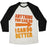 Virgin Teez  Baseball Tee Unisex Tri-Blend Baseball Tee / small / Oatmeal / Black BETTER THAN YOU (TRAINING PAIR, PART 1) UNISEX TRI-BLEND BASEBALL TEE