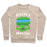 Virgin Teez  Pullover Crewneck Sweatshirt / x-small / Heathered Oatmeal BICEPS AND BROCCOLI CREWNECK SWEATSHIRT