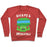 Virgin Teez  Pullover Crewneck Sweatshirt / x-small / Heathered Red BICEPS AND BROCCOLI CREWNECK SWEATSHIRT