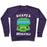 Virgin Teez  Pullover Crewneck Sweatshirt / x-small / Purple BICEPS AND BROCCOLI CREWNECK SWEATSHIRT