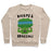 Virgin Teez  Pullover Crewneck Sweatshirt / x-small / Heathered Oatmeal BICEPS AND BROCCOLI CREWNECK SWEATSHIRT