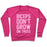 Virgin Teez  Pullover Crewneck Sweatshirt / x-small / Deep Pink BICEPS DON'T GROW ON TREES CREWNECK SWEATSHIRT