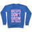 Virgin Teez  Pullover Crewneck Sweatshirt / x-small / Heathered Blue BICEPS DON'T GROW ON TREES CREWNECK SWEATSHIRT