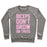 Virgin Teez  Pullover Crewneck Sweatshirt / x-small / Heathered Gray BICEPS DON'T GROW ON TREES CREWNECK SWEATSHIRT