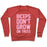 Virgin Teez  Pullover Crewneck Sweatshirt / x-small / Heathered Red BICEPS DON'T GROW ON TREES CREWNECK SWEATSHIRT