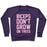 Virgin Teez  Pullover Crewneck Sweatshirt / x-small / Purple BICEPS DON'T GROW ON TREES CREWNECK SWEATSHIRT