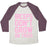 Virgin Teez  Baseball Tee Unisex Tri-Blend Baseball Tee / small / Oatmeal / Maroon BICEPS DON'T GROW ON TREES UNISEX TRI-BLEND BASEBALL TEE