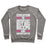 Virgin Teez  Pullover Crewneck Sweatshirt / x-small / Heathered Gray BIG BICEPS ARE IMPORTANTER CREWNECK SWEATSHIRT
