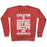 Virgin Teez  Pullover Crewneck Sweatshirt / x-small / Heathered Red BIG BICEPS ARE IMPORTANTER CREWNECK SWEATSHIRT