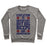 Virgin Teez  Pullover Crewneck Sweatshirt / x-small / Heathered Gray BIG BICEPS ARE IMPORTANTER CREWNECK SWEATSHIRT
