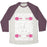 Virgin Teez  Baseball Tee Unisex Tri-Blend Baseball Tee / small / Oatmeal / Maroon BIG BICEPS ARE IMPORTANTER UNISEX TRI-BLEND BASEBALL TEE