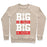 Virgin Teez  Pullover Crewneck Sweatshirt / x-small / Heathered Oatmeal BIG IS NEVER BIG ENOUGH CREWNECK SWEATSHIRT