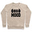 Virgin Teez  Pullover Crewneck Sweatshirt / x-small / Heathered Oatmeal BIG MOOD WEIGHTS CREWNECK SWEATSHIRT