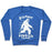 Virgin Teez  Pullover Crewneck Sweatshirt / x-small / Heathered Blue BIGFOOT RUNNING TEAM CREWNECK SWEATSHIRT