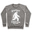 Virgin Teez  Pullover Crewneck Sweatshirt / x-small / Heathered Gray BIGFOOT RUNNING TEAM CREWNECK SWEATSHIRT
