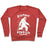 Virgin Teez  Pullover Crewneck Sweatshirt / x-small / Heathered Red BIGFOOT RUNNING TEAM CREWNECK SWEATSHIRT