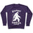 Virgin Teez  Pullover Crewneck Sweatshirt / x-small / Purple BIGFOOT RUNNING TEAM CREWNECK SWEATSHIRT