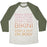 Virgin Teez  Baseball Tee Unisex Tri-Blend Baseball Tee / small / Oatmeal / Moss BIKINI BODY WORKOUT PLAN UNISEX TRI-BLEND BASEBALL TEE