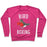 Virgin Teez  Pullover Crewneck Sweatshirt / x-small / Deep Pink BIRD BOXING CREWNECK SWEATSHIRT