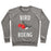 Virgin Teez  Pullover Crewneck Sweatshirt / x-small / Heathered Gray BIRD BOXING CREWNECK SWEATSHIRT