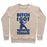 Virgin Teez  Pullover Crewneck Sweatshirt / x-small / Heathered Oatmeal BITCH I GOT WONDER THIGHS CREWNECK SWEATSHIRT