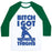 Virgin Teez  Baseball Tee Unisex Classic Baseball Tee / x-small / White/Dark Green BITCH I GOT WONDER THIGHS UNISEX CLASSIC BASEBALL TEE