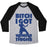 Virgin Teez  Baseball Tee Unisex Tri-Blend Baseball Tee / small / Athletic Gray / Black BITCH I GOT WONDER THIGHS UNISEX TRI-BLEND BASEBALL TEE
