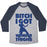 Virgin Teez  Baseball Tee Unisex Tri-Blend Baseball Tee / small / Athletic Gray / Navy BITCH I GOT WONDER THIGHS UNISEX TRI-BLEND BASEBALL TEE