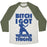 Virgin Teez  Baseball Tee Unisex Tri-Blend Baseball Tee / small / Oatmeal / Moss BITCH I GOT WONDER THIGHS UNISEX TRI-BLEND BASEBALL TEE
