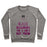 Virgin Teez  Pullover Crewneck Sweatshirt / x-small / Heathered Gray BLACK DIAMONDS ARE A GIRL'S BEST FRIEND CREWNECK SWEATSHIRT