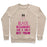 Virgin Teez  Pullover Crewneck Sweatshirt / x-small / Heathered Oatmeal BLACK DIAMONDS ARE A GIRL'S BEST FRIEND CREWNECK SWEATSHIRT