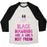 Virgin Teez  Baseball Tee Unisex Tri-Blend Baseball Tee / small / Oatmeal / Black BLACK DIAMONDS ARE A GIRL'S BEST FRIEND UNISEX TRI-BLEND BASEBALL TEE