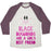 Virgin Teez  Baseball Tee Unisex Tri-Blend Baseball Tee / small / Oatmeal / Maroon BLACK DIAMONDS ARE A GIRL'S BEST FRIEND UNISEX TRI-BLEND BASEBALL TEE