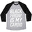 Virgin Teez  Baseball Tee Unisex Tri-Blend Baseball Tee / small / Athletic Gray / Black BLACK FRIDAY IS MY CARDIO UNISEX TRI-BLEND BASEBALL TEE