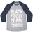 Virgin Teez  Baseball Tee Unisex Tri-Blend Baseball Tee / small / Athletic Gray / Navy BLACK FRIDAY IS MY CARDIO UNISEX TRI-BLEND BASEBALL TEE