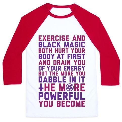 Virgin Teez  Baseball Tee Unisex Classic Baseball Tee / x-small / White/Red BLACK MAGIC UNISEX CLASSIC BASEBALL TEE