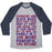 Virgin Teez  Baseball Tee Unisex Tri-Blend Baseball Tee / small / Athletic Gray / Navy BLACK MAGIC UNISEX TRI-BLEND BASEBALL TEE