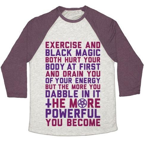 Virgin Teez  Baseball Tee Unisex Tri-Blend Baseball Tee / small / Oatmeal / Maroon BLACK MAGIC UNISEX TRI-BLEND BASEBALL TEE