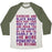 Virgin Teez  Baseball Tee Unisex Tri-Blend Baseball Tee / small / Oatmeal / Moss BLACK MAGIC UNISEX TRI-BLEND BASEBALL TEE