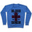Virgin Teez  Pullover Crewneck Sweatshirt / x-small / Heathered Blue BLOOD DONOR HOCKEY CREWNECK SWEATSHIRT