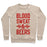 Virgin Teez  Pullover Crewneck Sweatshirt / x-small / Heathered Oatmeal BLOOD SWEAT & BEERS CREWNECK SWEATSHIRT