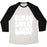 Virgin Teez  Baseball Tee Unisex Tri-Blend Baseball Tee / small / Oatmeal / Black BLOOD SWEAT & CHALK UNISEX TRI-BLEND BASEBALL TEE