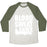 Virgin Teez  Baseball Tee Unisex Tri-Blend Baseball Tee / small / Oatmeal / Moss BLOOD SWEAT & CHALK UNISEX TRI-BLEND BASEBALL TEE
