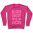 Virgin Teez  Pullover Crewneck Sweatshirt / x-small / Deep Pink BLOOD SWEAT & CHEERS CREWNECK SWEATSHIRT