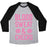 Virgin Teez  Baseball Tee Unisex Tri-Blend Baseball Tee / small / Athletic Gray / Black BLOOD SWEAT & CHEERS UNISEX TRI-BLEND BASEBALL TEE